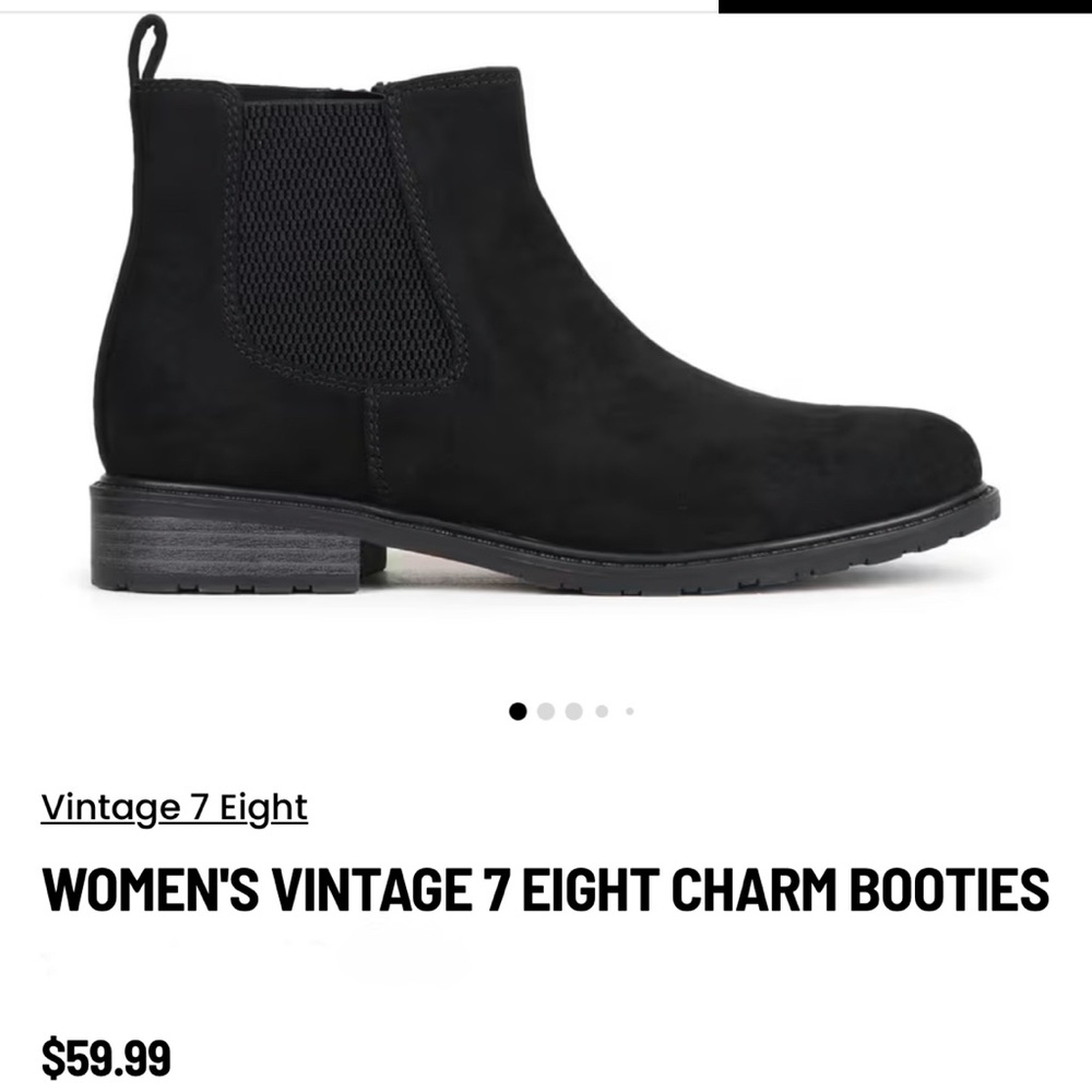 Vintage 7 Eight Ankle Chelsea Boots